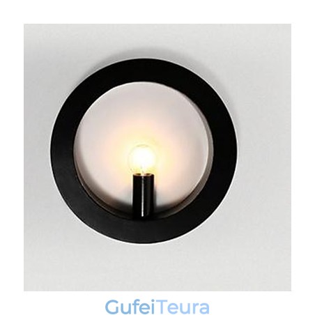 חדש ברזל אמנות קיר מנורת קיר סיטונאי עגול ספת סלון רקע מנורת קיר