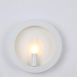 חדש ברזל אמנות קיר מנורת קיר סיטונאי עגול ספת סלון רקע מנורת קיר