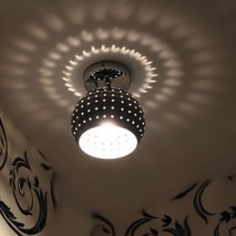 Creative Porous Ball השתקפות אסתטית לספוג כיפת אור מנורת ברזל יצוק