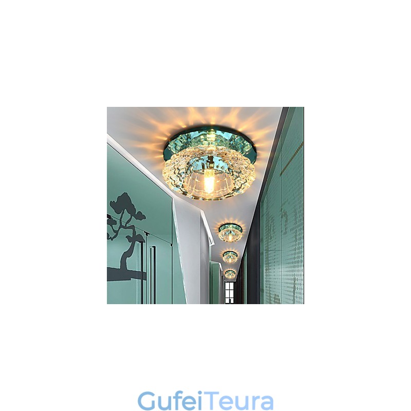 מנורת קריסטל Smd CreativeTube Spotlight לספוג אור כיפת