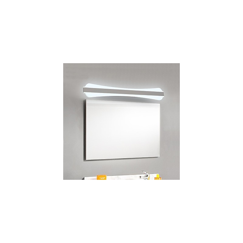 מנורת מראה באיכות גבוהה 10W אורות אמבטיה אורות קיר נירוסטה ואקריליק תאורת איפור
