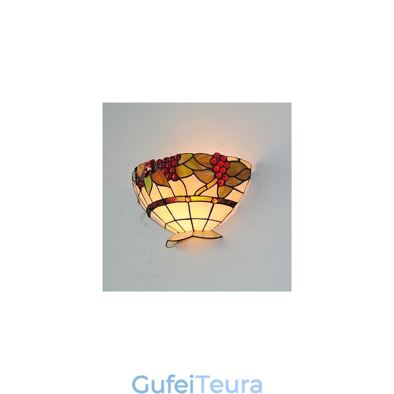 רטרו כפרי אורות קיר צל זכוכית סלון חדר שינה מסעדה בית קפה בר פמוטים קיר