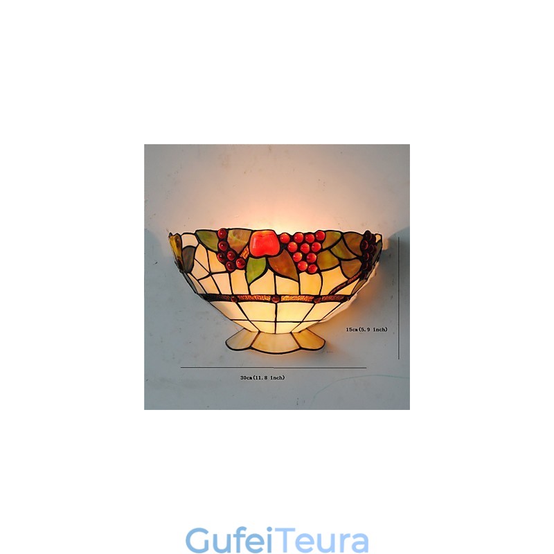 רטרו כפרי אורות קיר צל זכוכית סלון חדר שינה מסעדה בית קפה בר פמוטים קיר