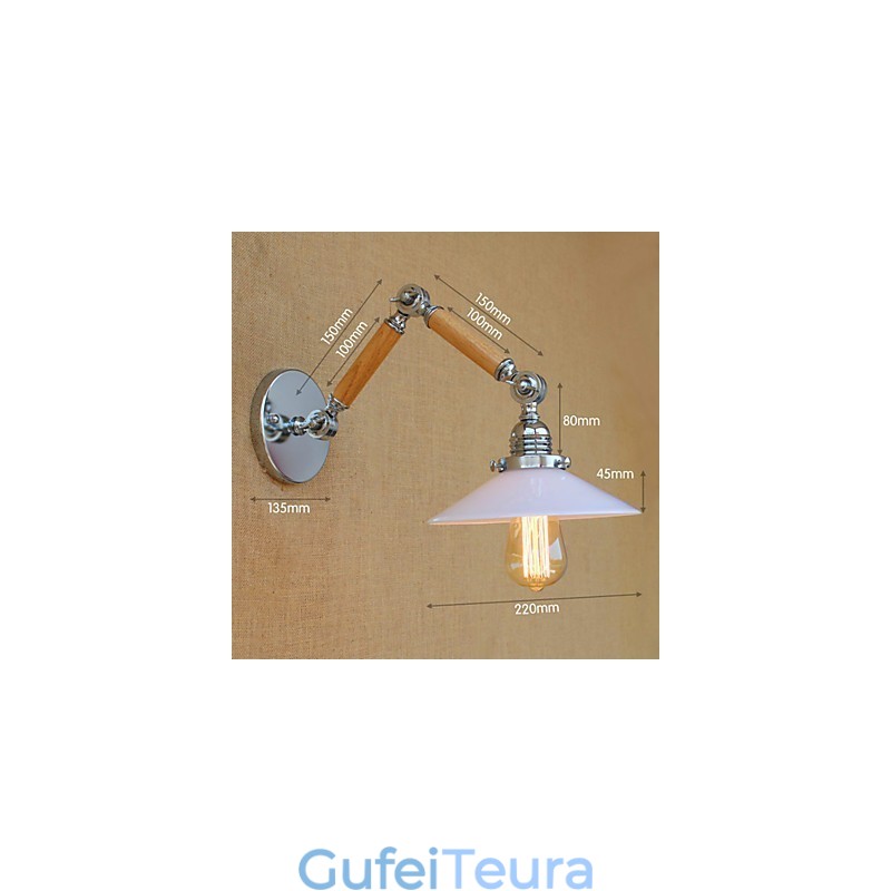 תכונת כרום מודרנית עכשווית עבור זרוע נדנדה אור סביבה אור זרוע נדנדה אורות קיר