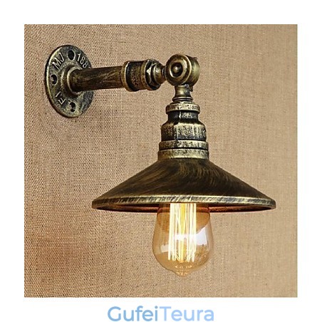 סגנון תעשייתי נורדי צינור מים מנורת קיר מנורת קיר