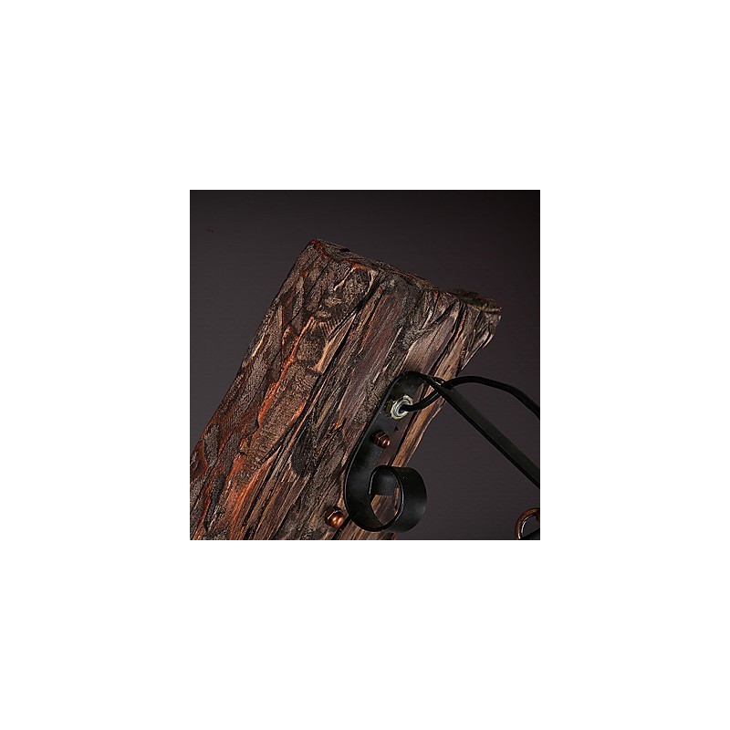 ראש יחיד תעשייתי בציר רטרו ציור מתכת עץ צבע מנורת קיר למסדרון בית מלון לקשט אור קיר