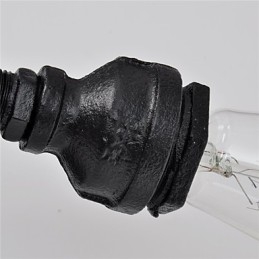 צינור מים אורות קיר רטרו סגנון תעשייתי יצירתי כפרי מתכת מסעדה בית קפה ברים פמוטים קיר לשולחן בר