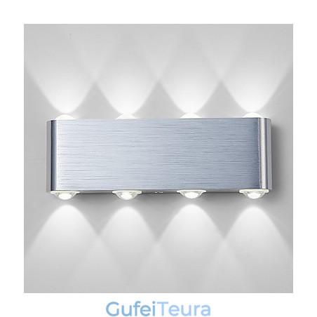 מנורת קיר מודרנית אור אלומיניום משולבת