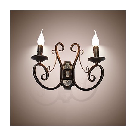 חדש רטרו עליית הגג אמריקאית בסגנון רטרו מנורת קיר מנורת קיר מנורת קיר מנורת נרות