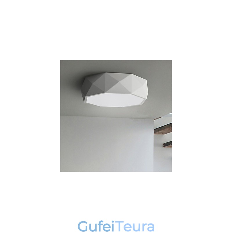 מנורות תקרה גיאומטריות אור לבן תמציתית מודרנית