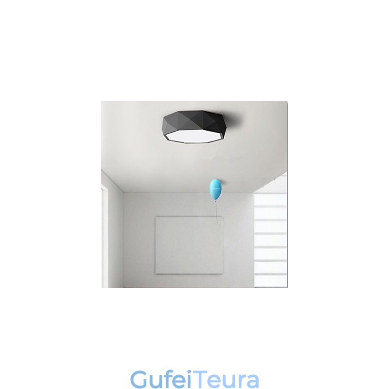 מנורות תקרה גיאומטריות אור לבן תמציתית מודרנית