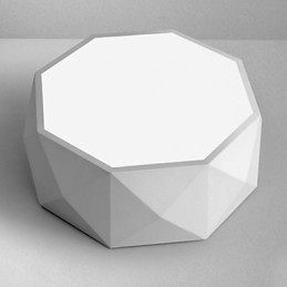 מנורות תקרה גיאומטריות אור לבן תמציתית מודרנית