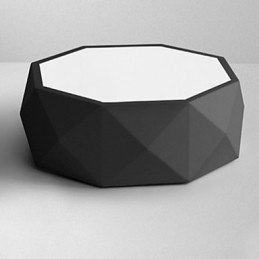 מנורות תקרה גיאומטריות אור לבן תמציתית מודרנית