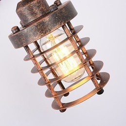 תעשייתי רטרו ברזל מנורת קיר Creative Personality Lift Pulley מנורת קיר