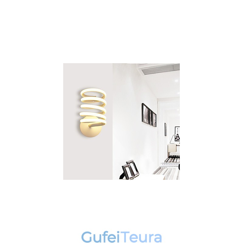 מנורת קיר אלומיניום מודרנית מינימליסטית חדר שינה מעבר מסדרון מנורת ליד המיטה מנורה יצירתית