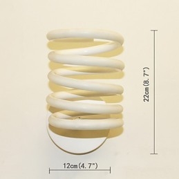 מנורת קיר אלומיניום מודרנית מינימליסטית חדר שינה מעבר מסדרון מנורת ליד המיטה מנורה יצירתית