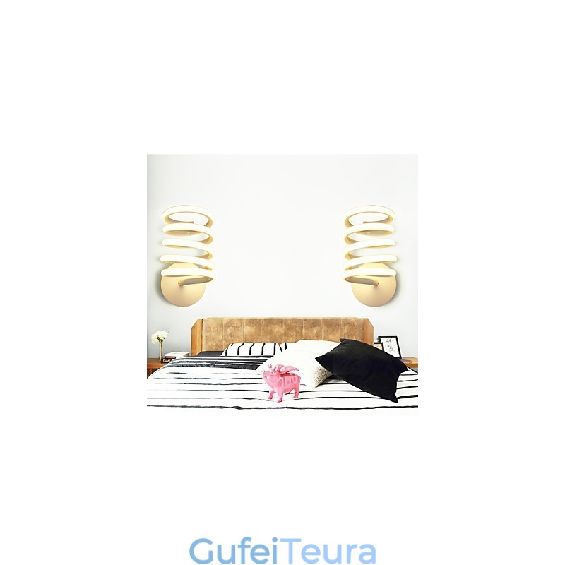 מנורת קיר אלומיניום מודרנית מינימליסטית חדר שינה מעבר מסדרון מנורת ליד המיטה מנורה יצירתית