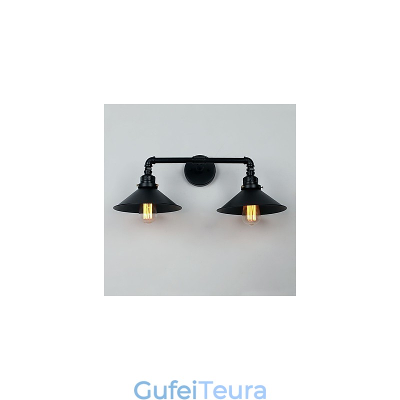 כפרי לודג' מודרני עכשווי כפרי תכונת ציור רטרו עבור פמוטי קיר בסגנון מיני Downlight