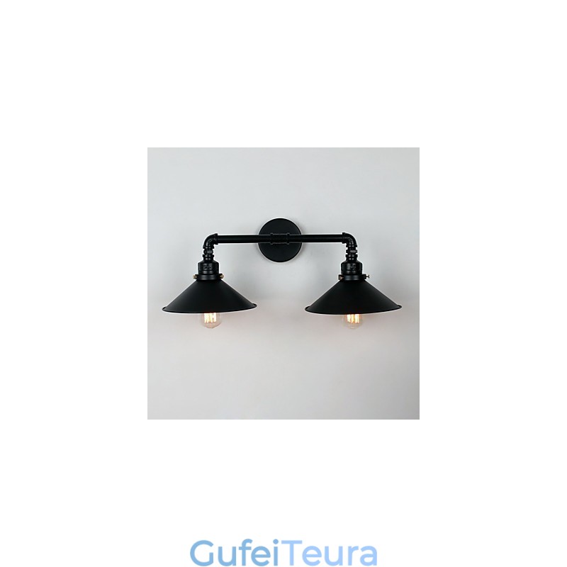 כפרי לודג' מודרני עכשווי כפרי תכונת ציור רטרו עבור פמוטי קיר בסגנון מיני Downlight