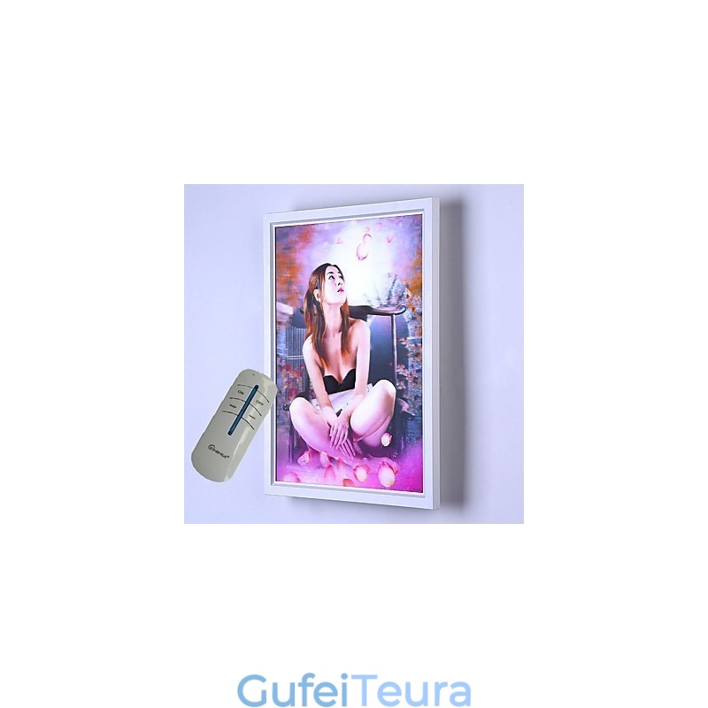 משולבת תכונת ציור מודרנית עכשווית מודרנית עכשווית עבור פמוטי קיר עם אור אווירה