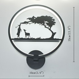 תאורה רומן חומר אלומיניום מנורת קיר פשוט מודרני מנורת קיר מסדרון אורות אמנות ליד המיטה תאורה מסחרית