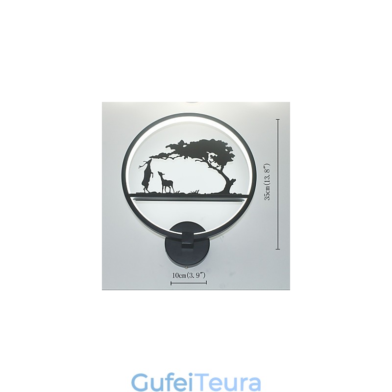 תאורה רומן חומר אלומיניום מנורת קיר פשוט מודרני מנורת קיר מסדרון אורות אמנות ליד המיטה תאורה מסחרית