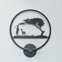 תאורה רומן חומר אלומיניום מנורת קיר פשוט מודרני מנורת קיר מסדרון אורות אמנות ליד המיטה תאורה מסחרית