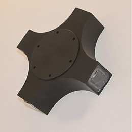 משולבת פשוט חידוש מדינה תכונה להגנת עיניים אור סביבתי פמוטים קיר צלב כוכב חיצוני עמיד למים מנורת קיר בחצר