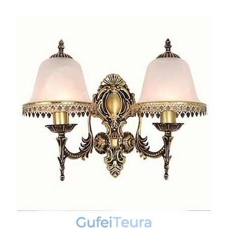 וינטג' מצופה אלקטרו מאפיין Downlight קיר פמוטי קיר אור