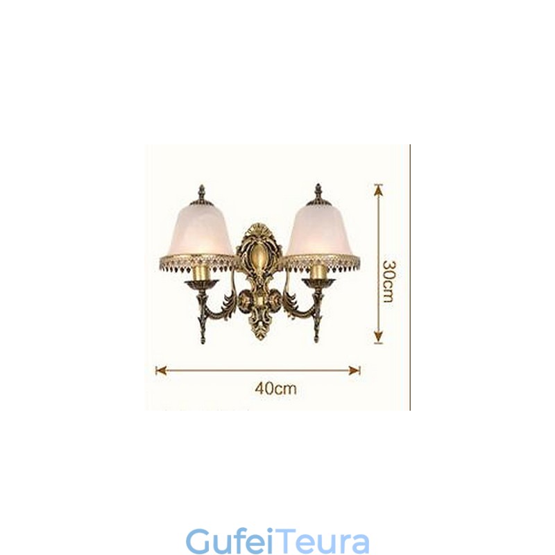 וינטג' מצופה אלקטרו מאפיין Downlight קיר פמוטי קיר אור