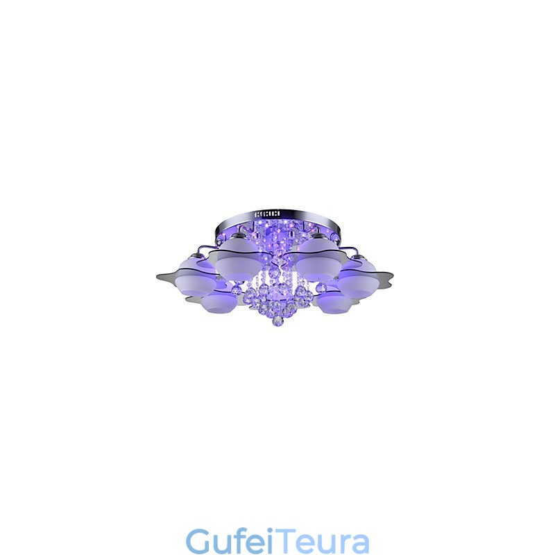 שלט רחוק 7 נורות עם Blue Redss תאורת תקרה מודרנית
