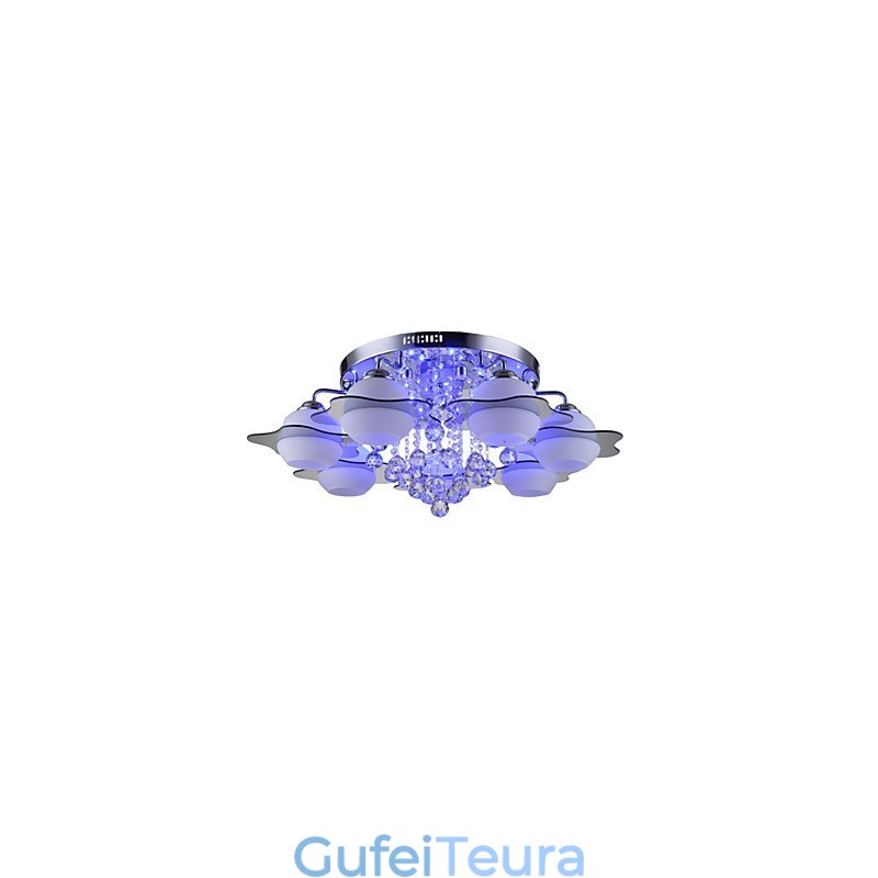 שלט רחוק 7 נורות עם Blue Redss תאורת תקרה מודרנית