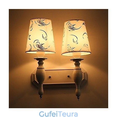 מודרני עכשווי מצופה אלקטרו מאפיין Uplight קיר פמוטי קיר