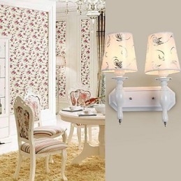 מודרני עכשווי מצופה אלקטרו מאפיין Uplight קיר פמוטי קיר