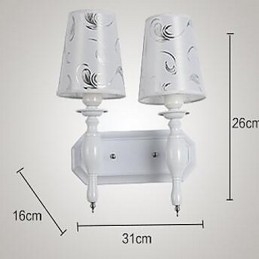 מודרני עכשווי מצופה אלקטרו מאפיין Uplight קיר פמוטי קיר