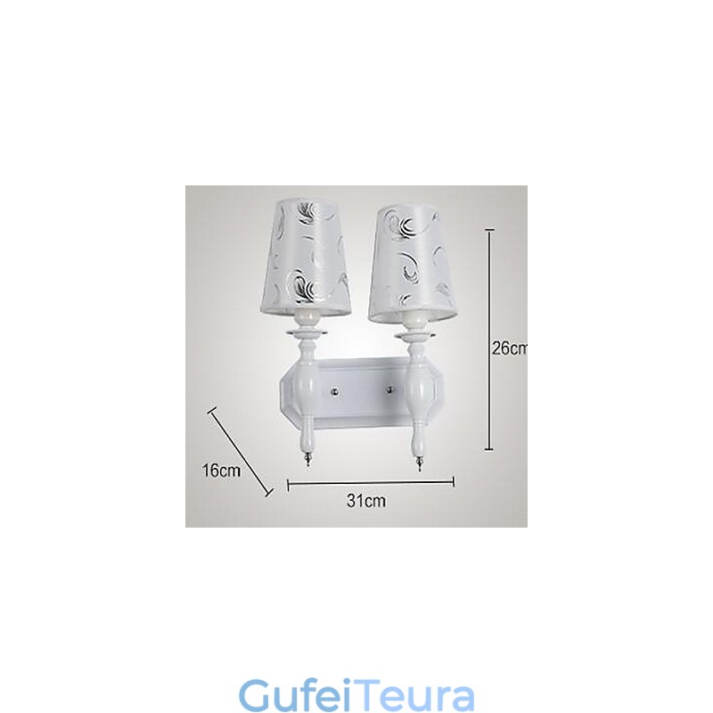 מודרני עכשווי מצופה אלקטרו מאפיין Uplight קיר פמוטי קיר