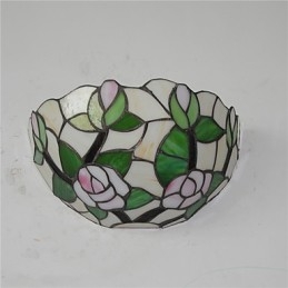 אורות קיר רטרו כפרי זכוכית הצללה סלון חדר שינה מסעדה בית קפה בר פמוטים קיר