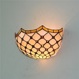 רטרו כפרי אורות קיר צל זכוכית סלון חדר שינה מסעדה בית קפה בר פמוטים קיר