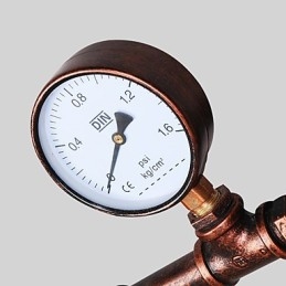 תאורת קיר צינור תעשייתי וינטג' צורת גב עץ אורות יצירתיים ניתנים להסתובבות מסעדה בית קפה בר תאורת קישוט