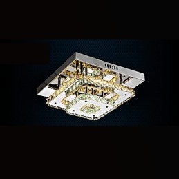 מנורות תקרת קריסטל Flush Mount Clear או Amber K9 ל-CE Indoor