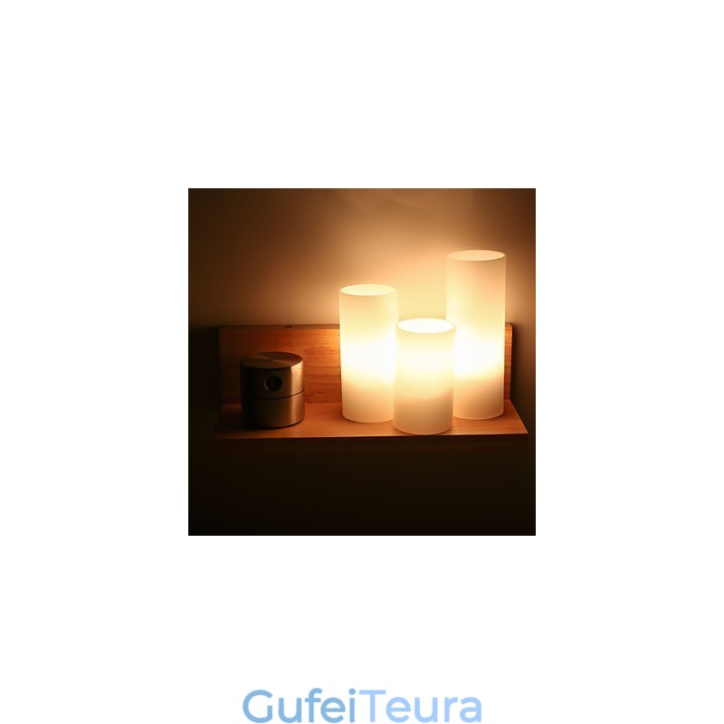 פמוטי עץ 3 אורות קאנטרי