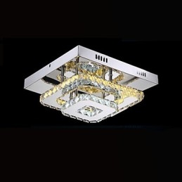 מנורות תקרת קריסטל Flush Mount Clear או Amber K9 ל-CE Indoor