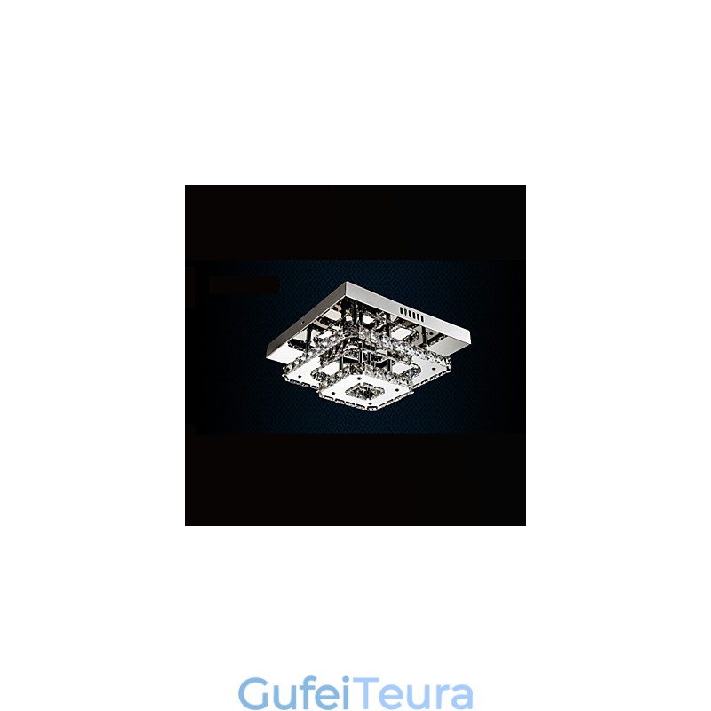 מנורות תקרת קריסטל Flush Mount Clear או Amber K9 ל-CE Indoor