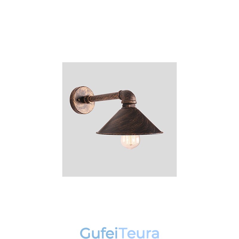 צינור מים אורות קיר רטרו סגנון תעשייתי יצירתי כפרי מתכת מסעדה בית קפה ברים פמוטים קיר לשולחן בר