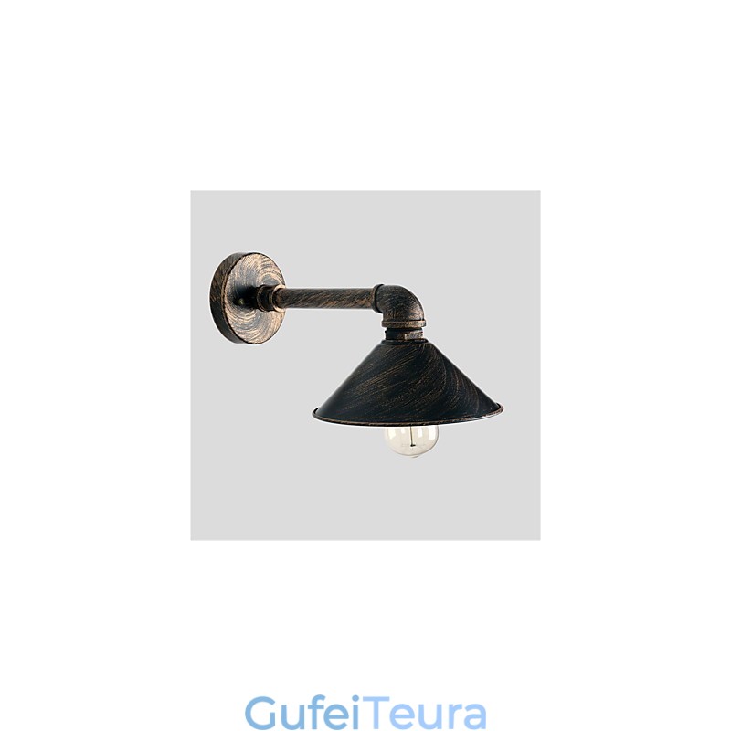 צינור מים אורות קיר רטרו סגנון תעשייתי יצירתי כפרי מתכת מסעדה בית קפה ברים פמוטים קיר לשולחן בר