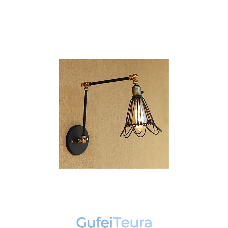 כפרי לודג' כפרי תכונת ציור רטרו עבור זרוע נדנדה בסגנון מיני נדנדה אור סביבתי