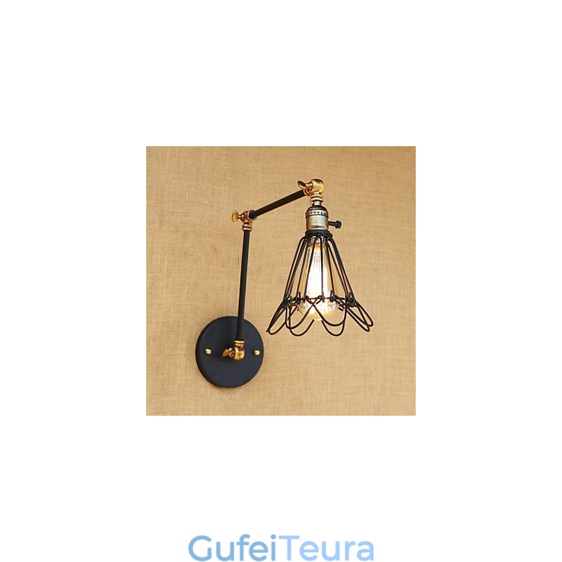 כפרי לודג' כפרי תכונת ציור רטרו עבור זרוע נדנדה בסגנון מיני נדנדה אור סביבתי