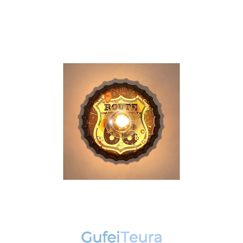 מסורתי קלאסי כפרי לודג' תכונת ציור כפרית עבור מיני סגנון אור סביבה אור קיר פמוטים קיר אור