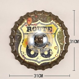 מסורתי קלאסי כפרי לודג' תכונת ציור כפרית עבור מיני סגנון אור סביבה אור קיר פמוטים קיר אור