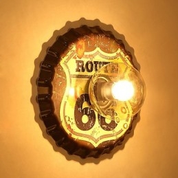 מסורתי קלאסי כפרי לודג' תכונת ציור כפרית עבור מיני סגנון אור סביבה אור קיר פמוטים קיר אור